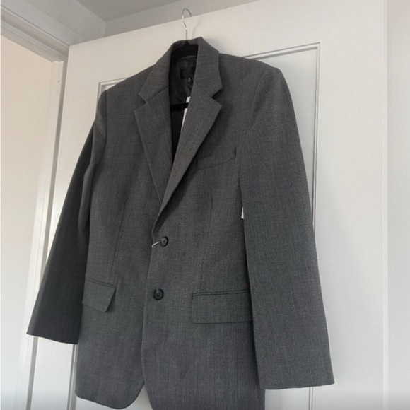 Nili Lotan Boyfriend Jacket in Heather Grey (Sz 8) - Picture 3 of 9